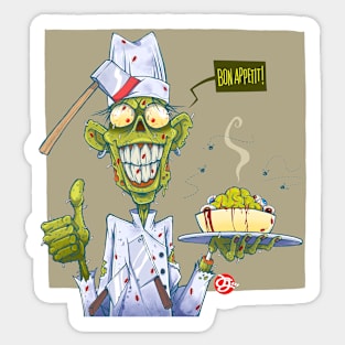 Zombie Chef Sticker